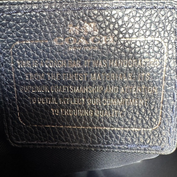 Coach!! Navy blue tote and matching wallet 🤩 - Picture 2 of 10